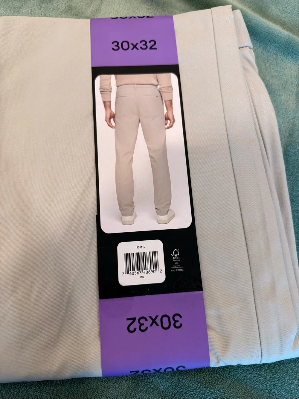 Banana Republic Commuter Flex Pants Men’s 30x32 Tan Athletic Fit Stretch NWT